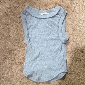 We The Free Light Gray Top
